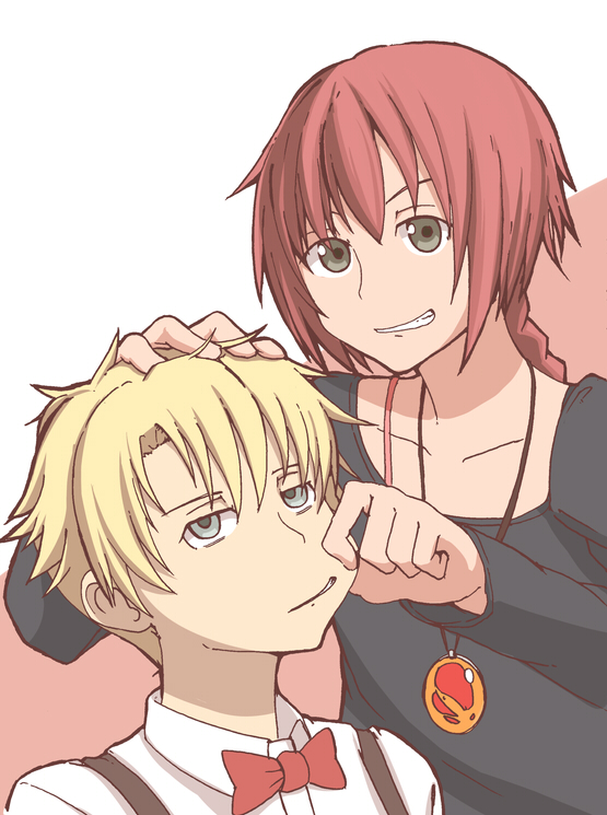 suou pavlichenko and july (darker than black) drawn by omacchi