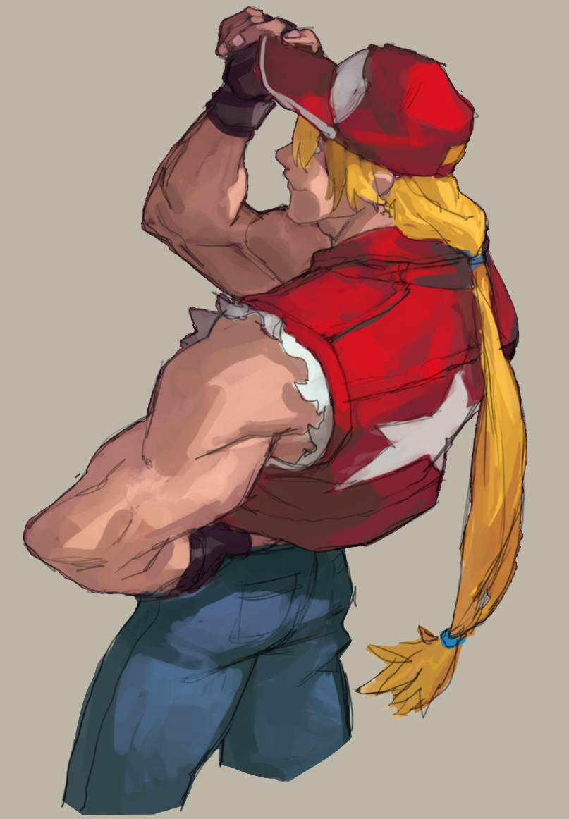 terry bogard (fatal fury) drawn by fl_(l-fl)