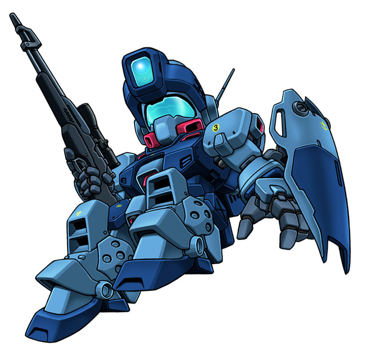 gm and gm sniper ii (gundam and 2 more) drawn by noah_noah