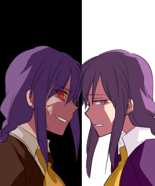 sion eltnam, sion eltnam atlasia, and sion tatari (tsukihime and 1 more) drawn by 6_(yuchae)