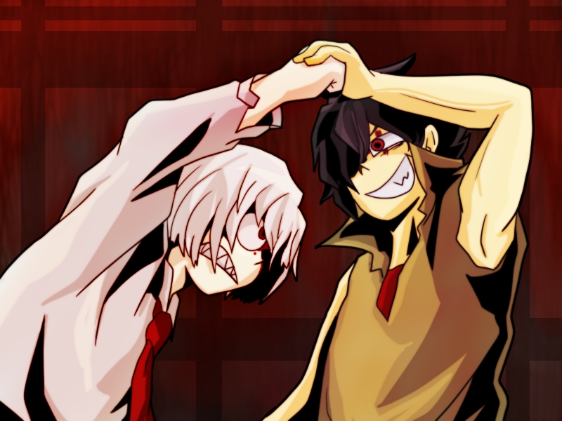 kaibutsu and smile (.flow) drawn by oct_(sanosuke_szbh)