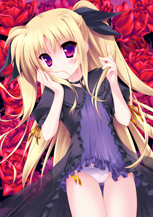 fate testarossa (lyrical nanoha and 1 more) drawn by kouzuki_hajime