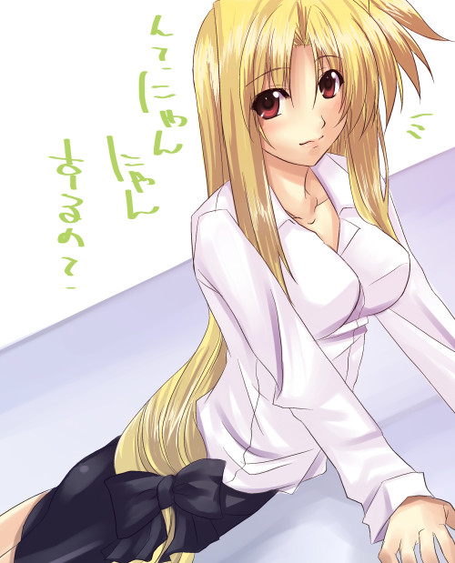 fate testarossa (lyrical nanoha and 1 more) drawn by ichino