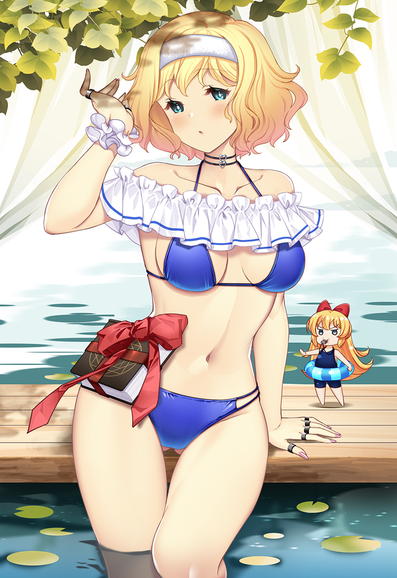 alice margatroid and shanghai doll (touhou) drawn by hataraki_kuma
