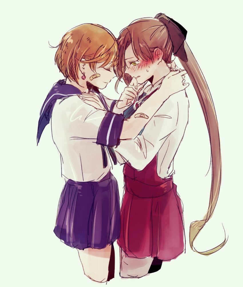 akigumo and oboro (kantai collection) drawn by satou_(310null)