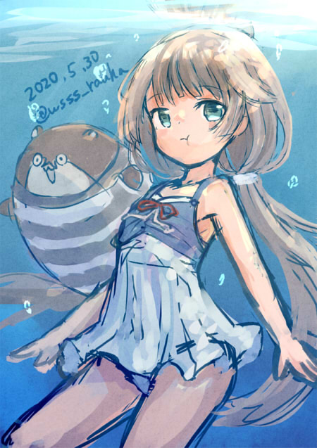bokukawauso and mikura (kantai collection) drawn by wss_(nicoseiga19993411)