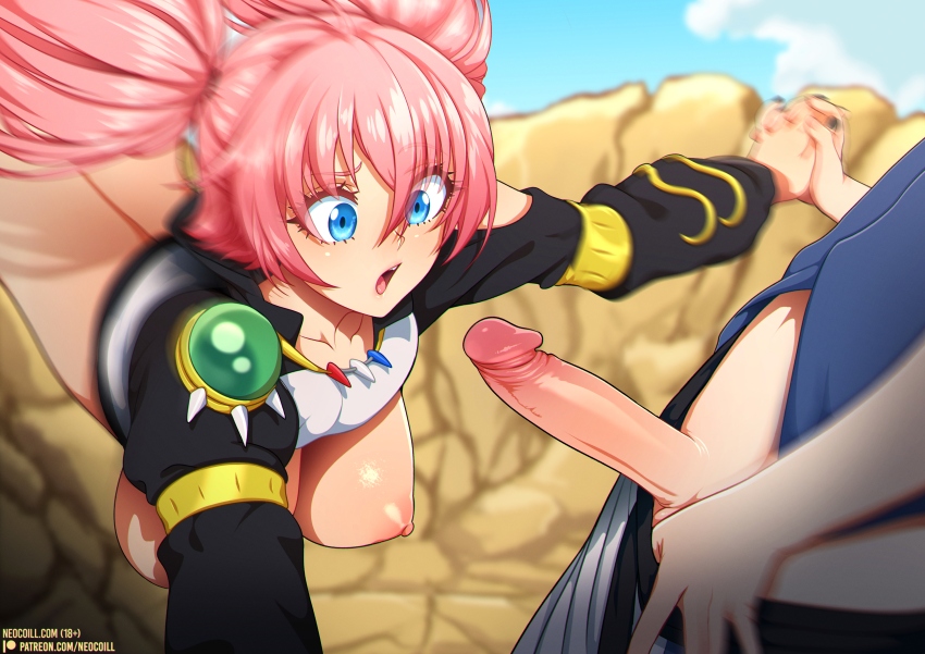 rimuru tempest and milim nava (tensei shitara slime datta ken) drawn by neocoill
