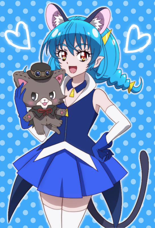 yuni (precure and 2 more) drawn by onomekaman