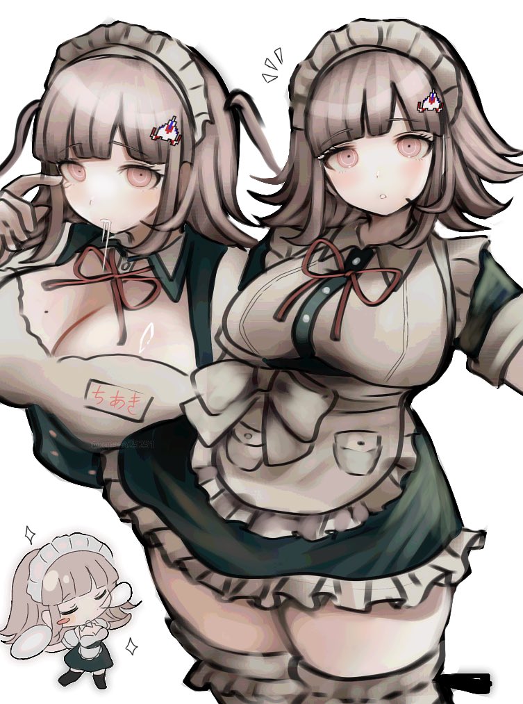 nanami chiaki (danganronpa and 2 more) drawn by ikemen'na_ore-shi