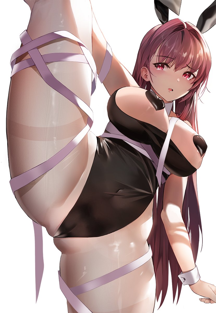 scathach (fate and 1 more) drawn by damda