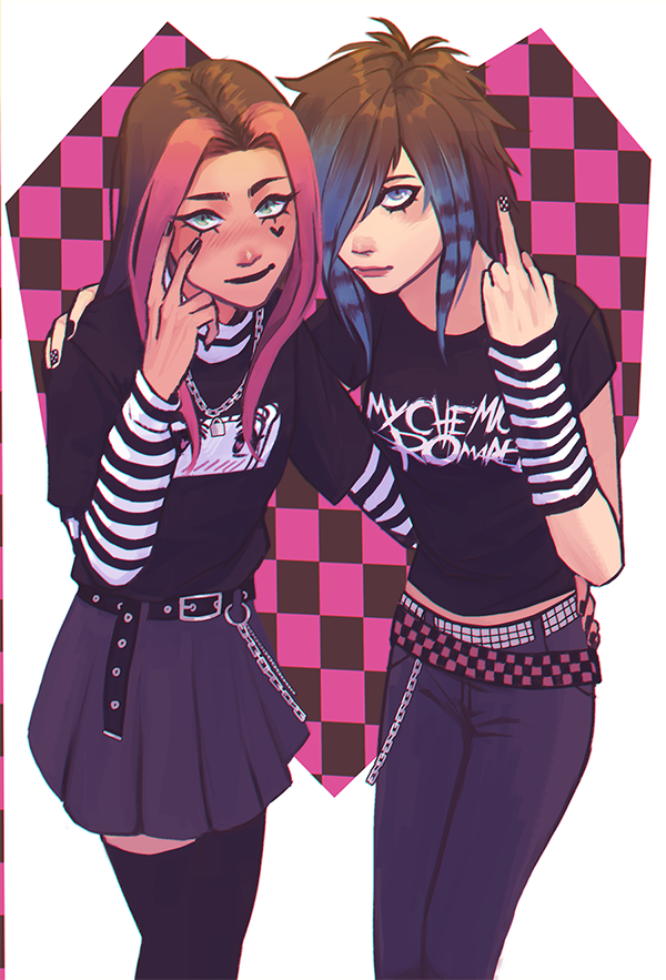 original and 1 more drawn by z3nika