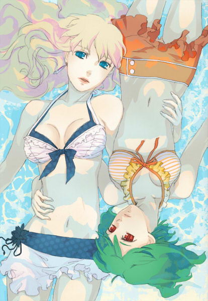 sheryl nome and ranka lee (macross and 1 more) drawn by mihara_(081mhrs)