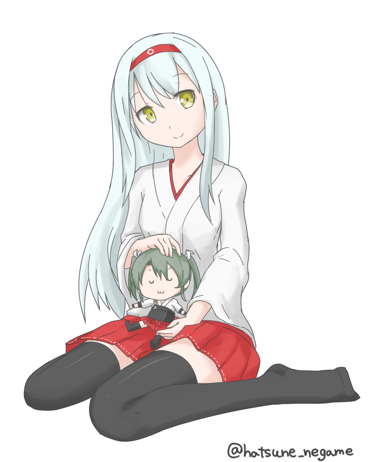 zuikaku and shoukaku (kantai collection) drawn by hatsune_negame