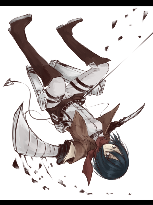 mikasa ackerman (shingeki no kyojin) drawn by tanco_sae