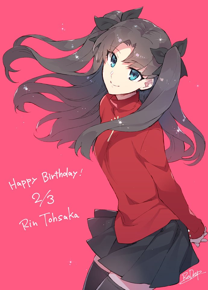 tohsaka rin (fate and 1 more) drawn by redrop