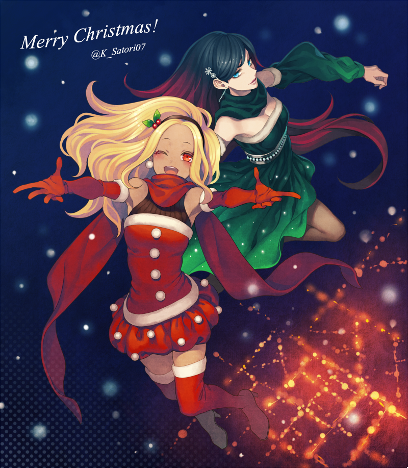 kitten and crow (gravity daze and 1 more) drawn by flaxvivi