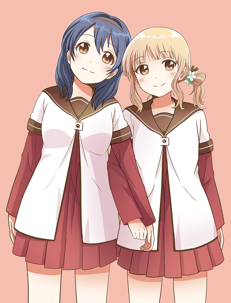 oomuro sakurako and furutani himawari (yuruyuri) drawn by kanbayashi_makoto