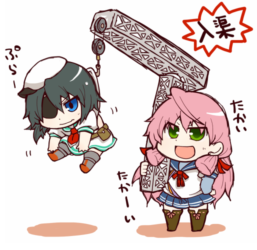 akashi and kiso (kantai collection) drawn by gurageida