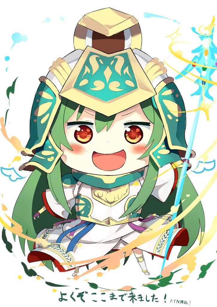 athena (puzzle & dragons and 1 more) drawn by kouyafu