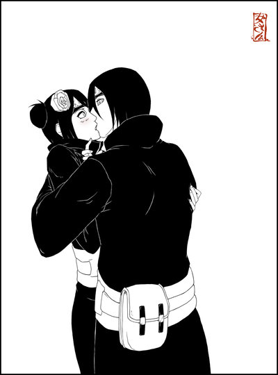 konan and nagato (naruto and 1 more) drawn by kunoichi-san