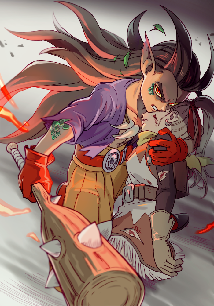 sidoh and female builder (dragon quest and 1 more) drawn by janis_(hainegom)
