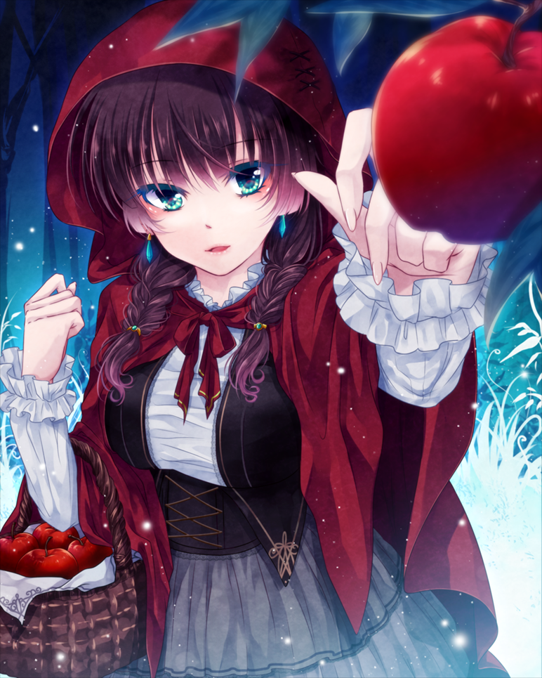 little red riding hood (original and 1 more) drawn by mokoppe
