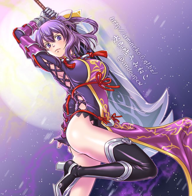 rixia mao (eiyuu densetsu and 1 more) drawn by andoupcw