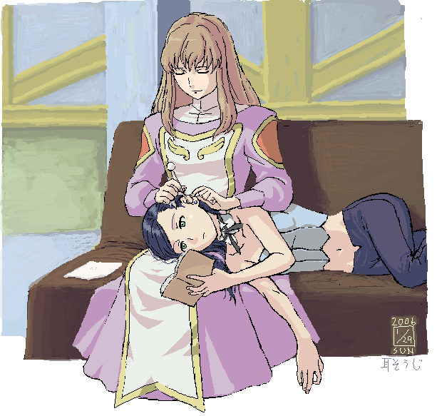shizuru viola and natsuki kruger (my-otome) drawn by ikeda_(cpt)