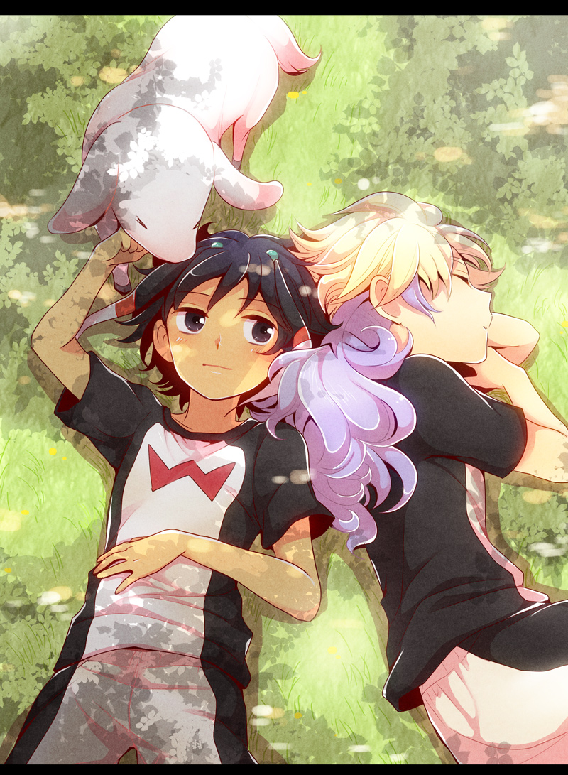 hakuryuu and shuu (inazuma eleven and 1 more) drawn by racotta