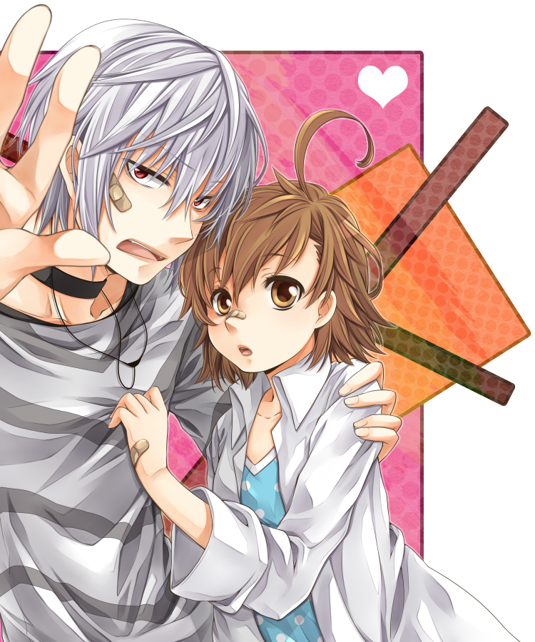 accelerator and last order (toaru majutsu no index) drawn by meso_(goma-meso)