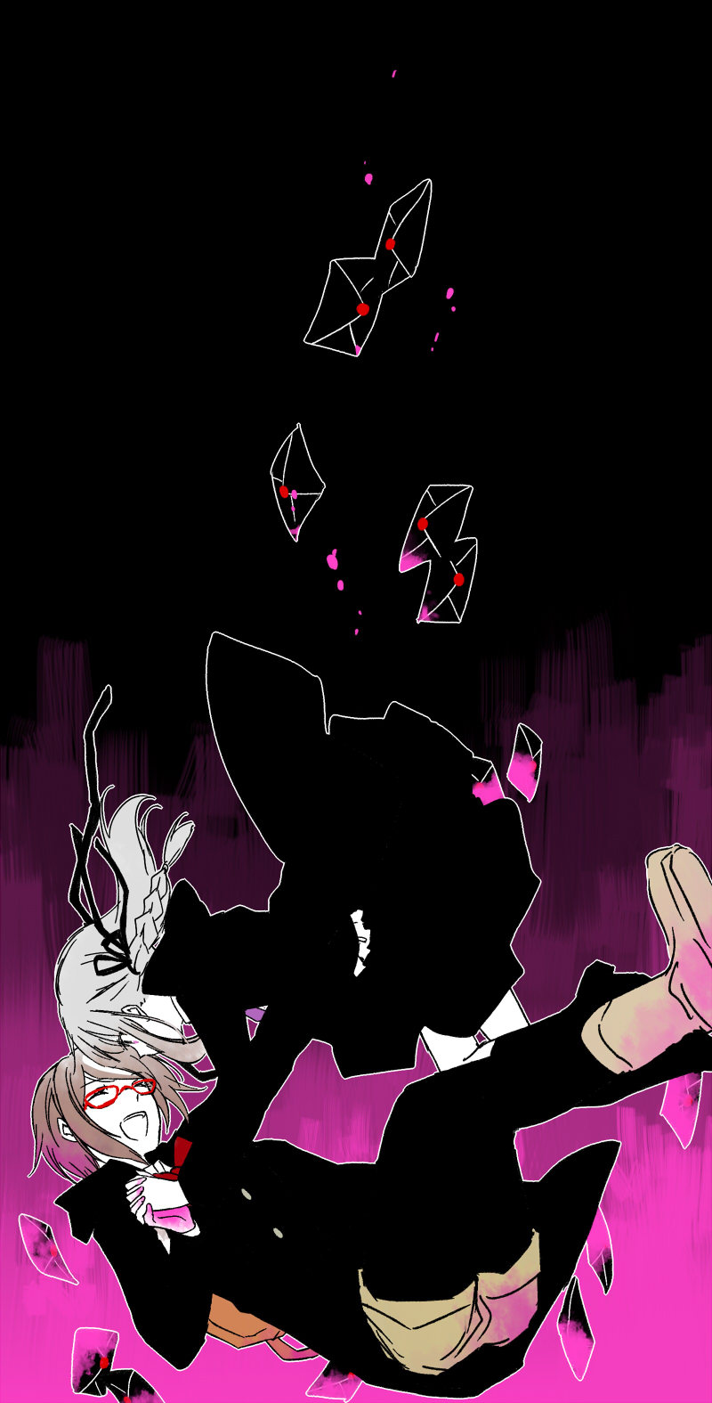 kirigiri kyoko and samidare yui (danganronpa and 1 more) drawn by amazuki_jou