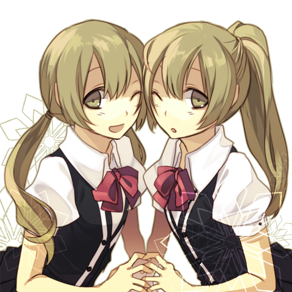 yui and kei (original) drawn by hijiri_(resetter)