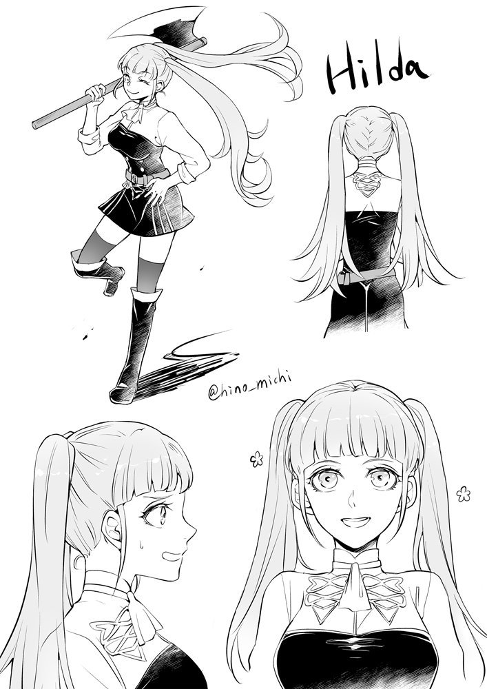 hilda valentine goneril (fire emblem and 1 more) drawn by hino_michi