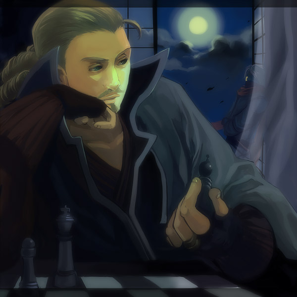 volke and bastian (fire emblem and 1 more) drawn by hanakago