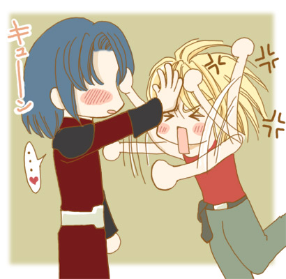 cagalli yula athha and athrun zala (gundam and 1 more)