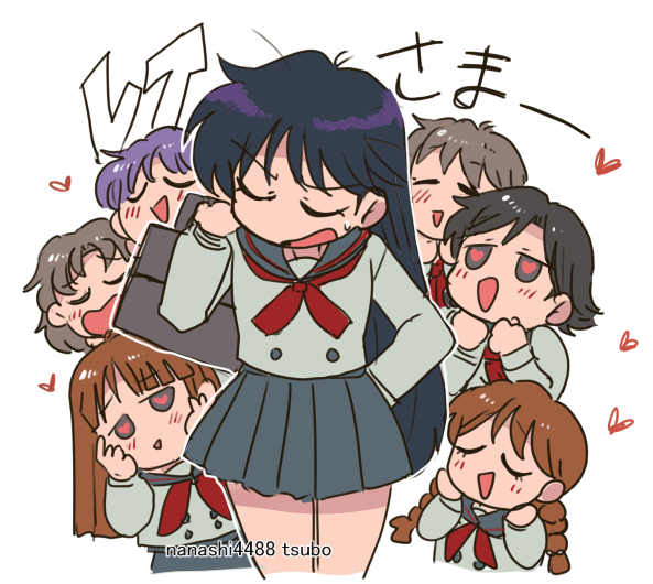 hino rei (bishoujo senshi sailor moon) drawn by tsubobot