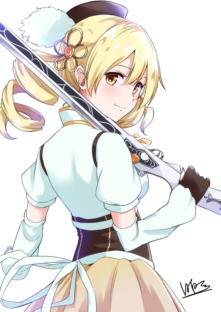 tomoe mami (mahou shoujo madoka magica) drawn by hinata_tino