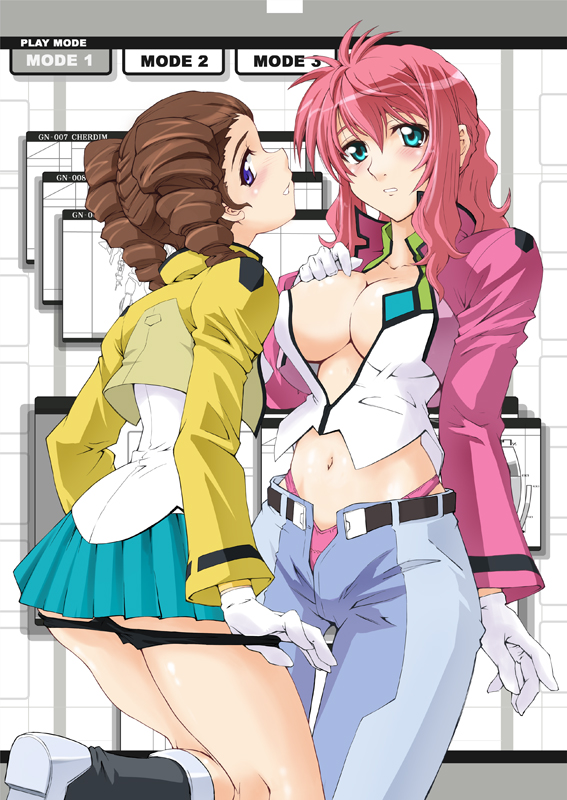 feldt grace and mileina vashti (gundam and 1 more) drawn by mutsuki_ginji