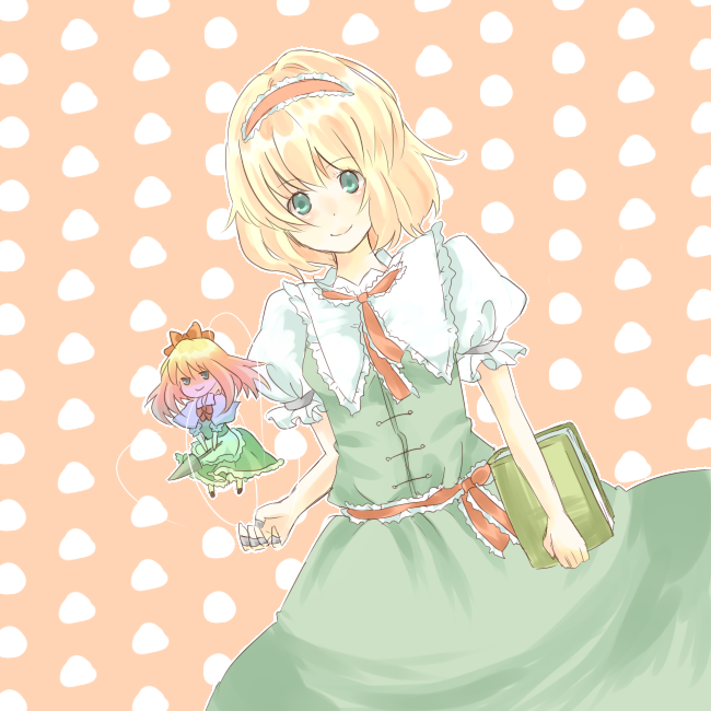 alice margatroid and shanghai doll (touhou) drawn by rit519