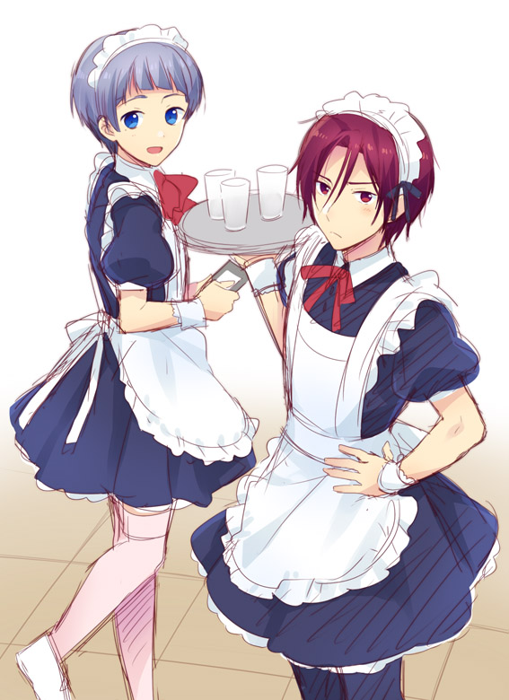 matsuoka rin and nitori aiichirou (free!) drawn by mo_(nmnme)