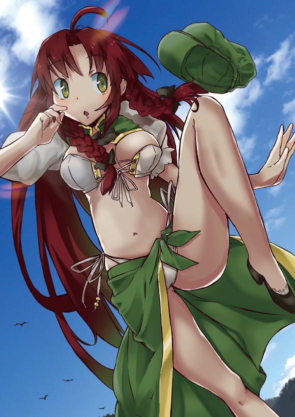 hong meiling (touhou) drawn by sasaharu