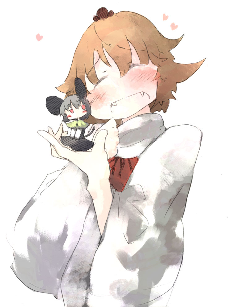nazrin and toramaru shou (touhou) drawn by daruia_(sabitare)