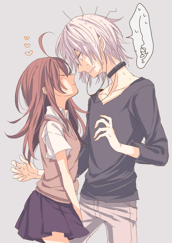 accelerator and last order (toaru majutsu no index) drawn by yamano_(151515)