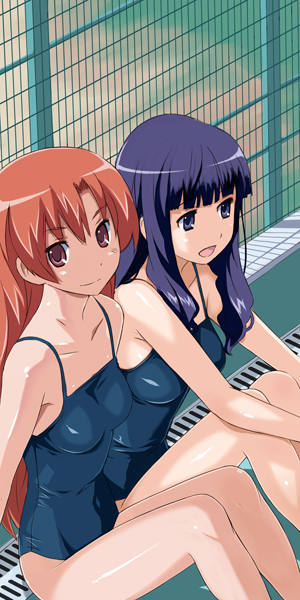 kihara maya and kashii nanako (toradora!) drawn by imo_works