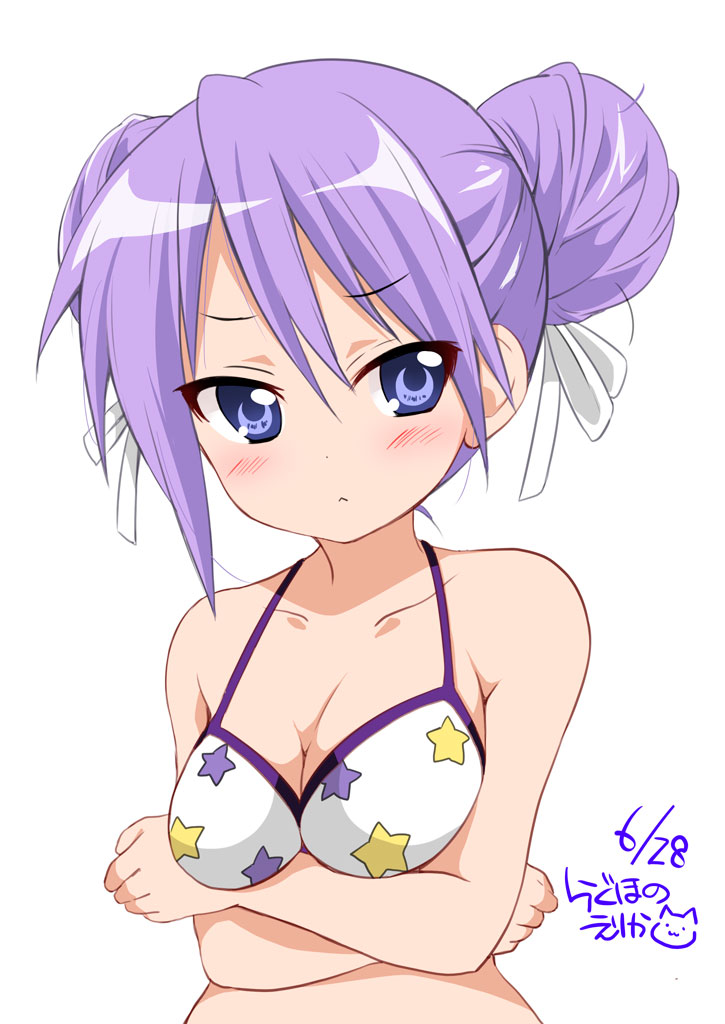 hiiragi kagami (lucky star) drawn by ragho_no_erika