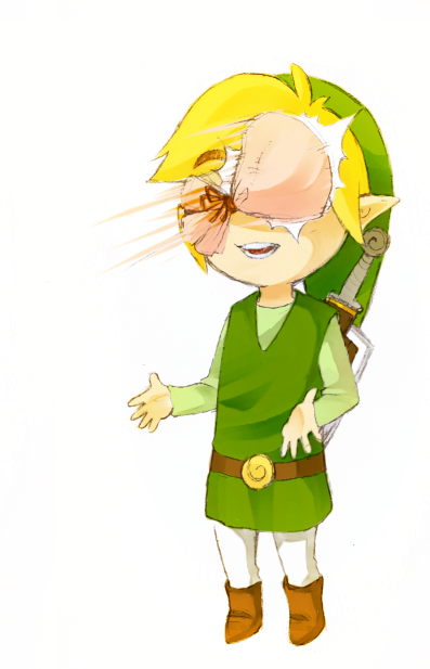link and toon link (the legend of zelda and 1 more) drawn by otton
