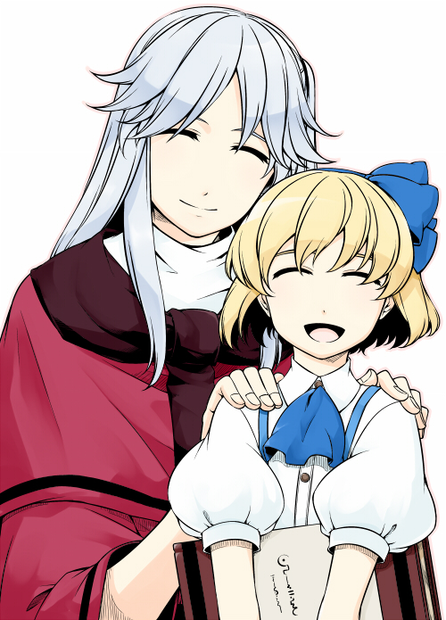 alice margatroid and shinki (touhou) drawn by sakuraba_yuuki