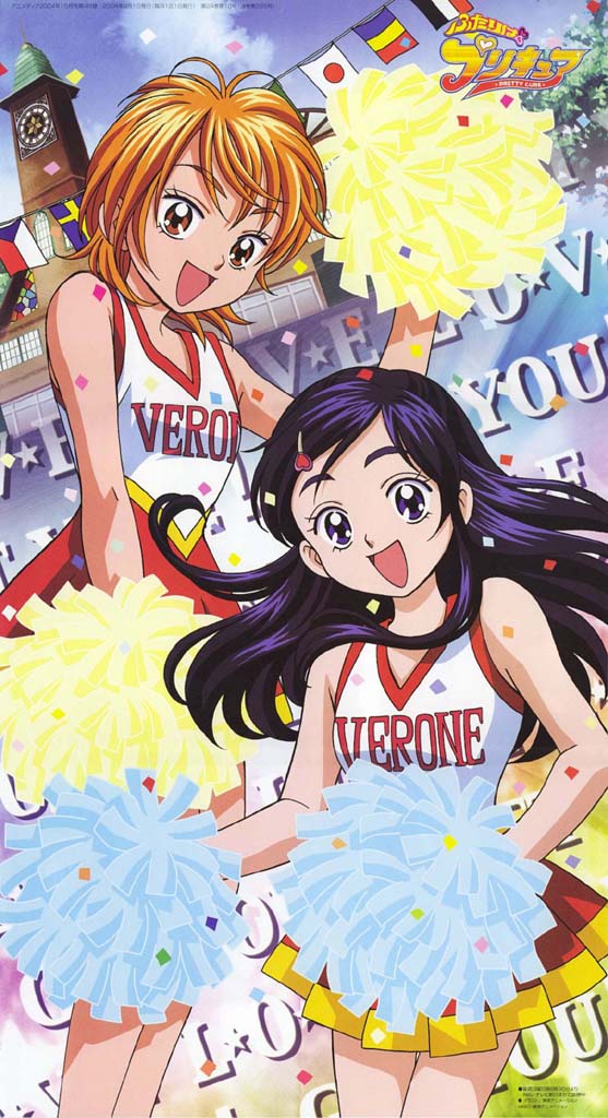 misumi nagisa and yukishiro honoka (precure and 1 more) drawn by kamikita_futago