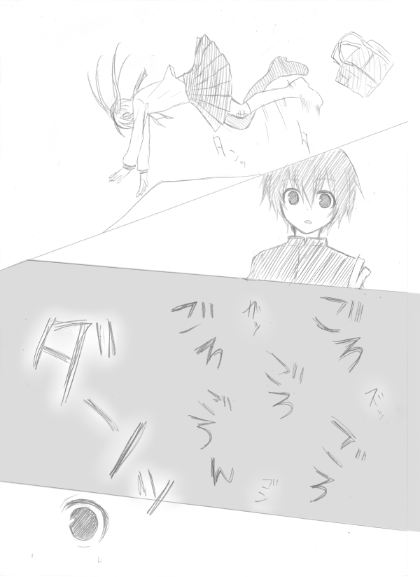 hatsune miku and kurosu (vocaloid and 1 more) drawn by nyakelap