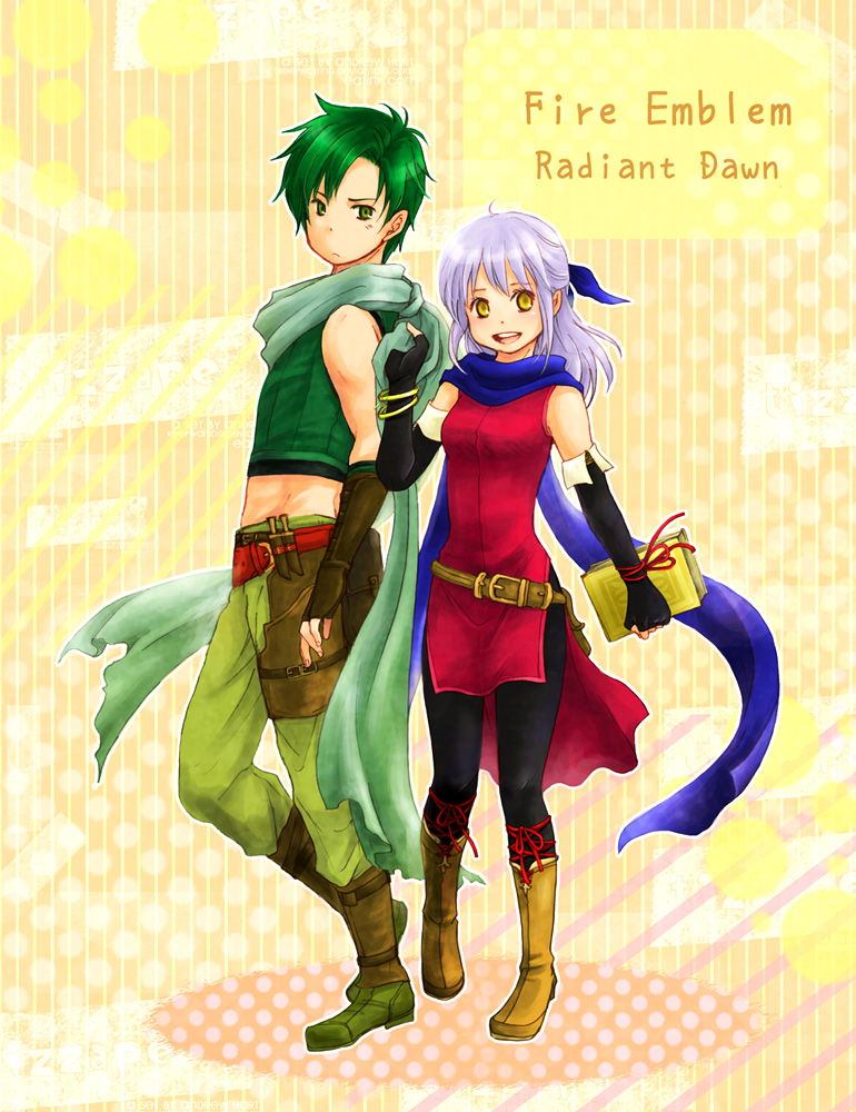 micaiah and sothe (fire emblem and 1 more) drawn by bikke3